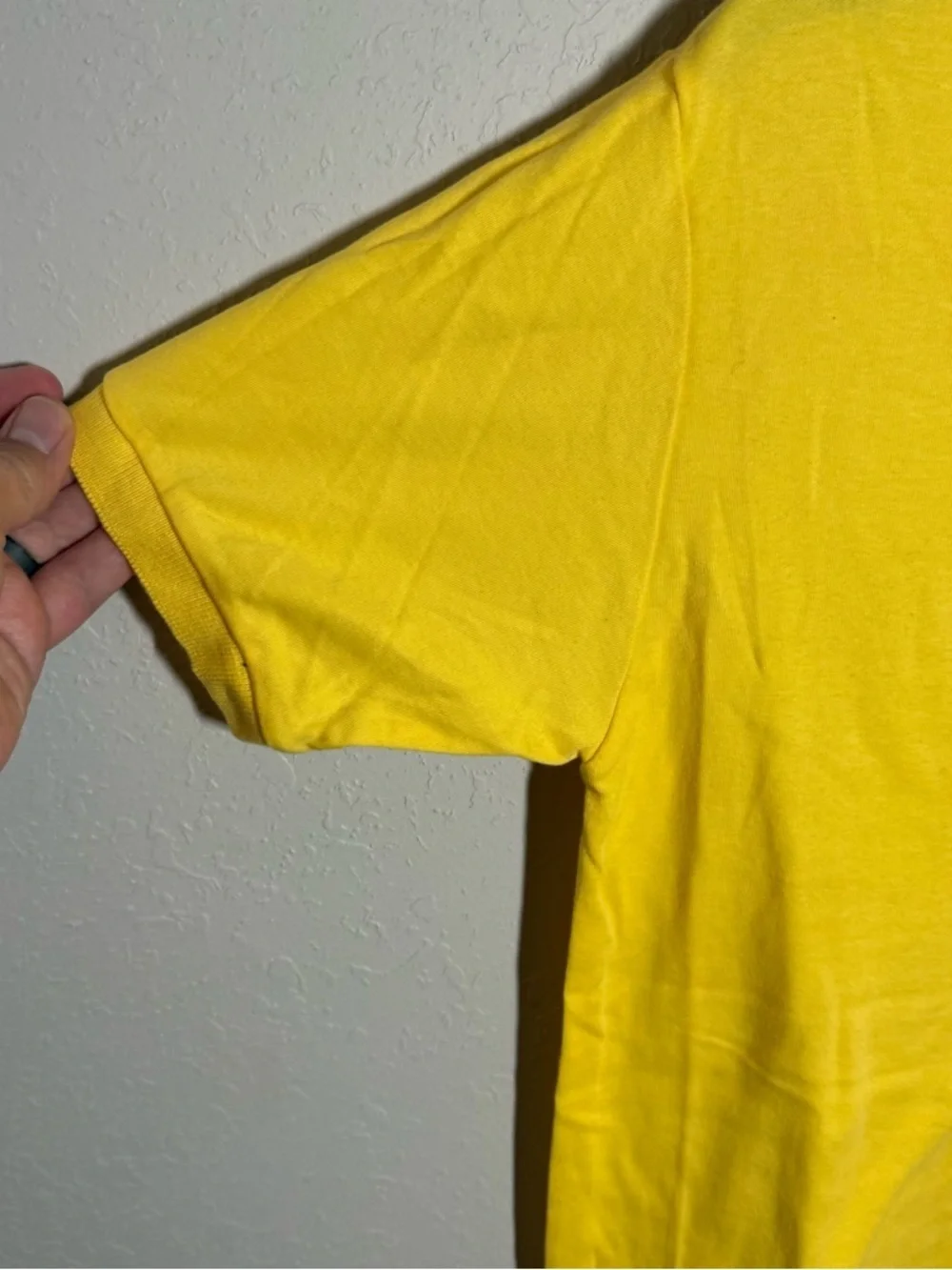 Men’s L Yellow Ralph Lauren Polo Preppy Logo Business Casual Short Sleeve Polo